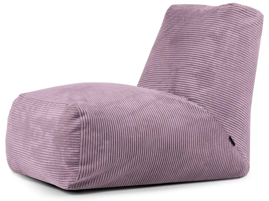 Лилав пуф от рипсено кадифе Tube – SLOWDOWN