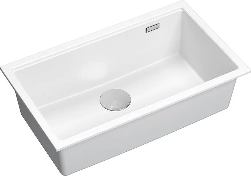 гранитна мивка Logan 110 White