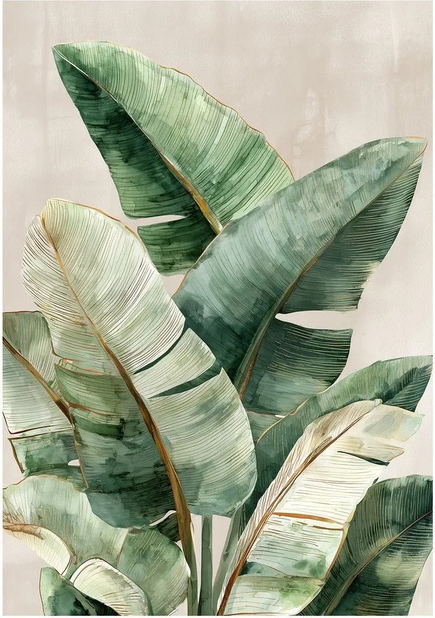 Печатна върху платно картина 70x100 cm Foliage – Styler