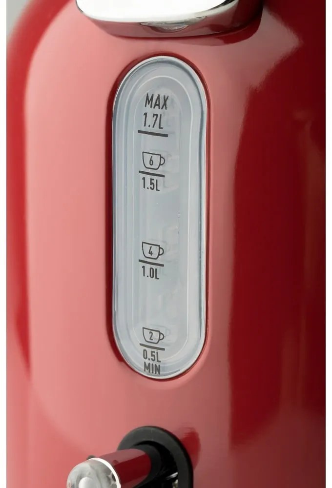 Червена електрическа кана 1,7 l Dorset Putty – Haden