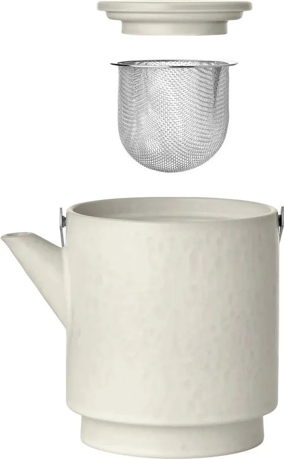 Кремав глинен чайник с цедка 1 l Makoto – Blomus