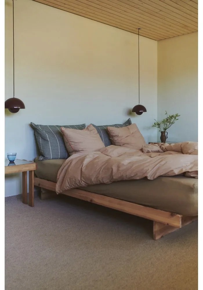 Двойно легло от борова дървесина 140x200 cm Kanso – Karup Design