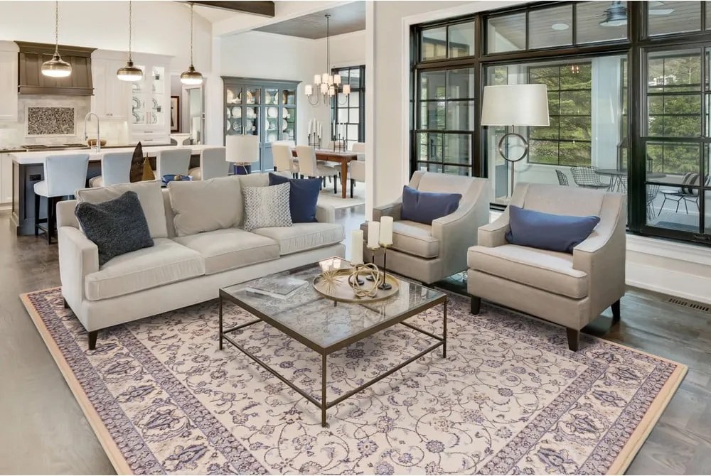 Кремав вълнен килим 160x240 cm Philip - Agnella