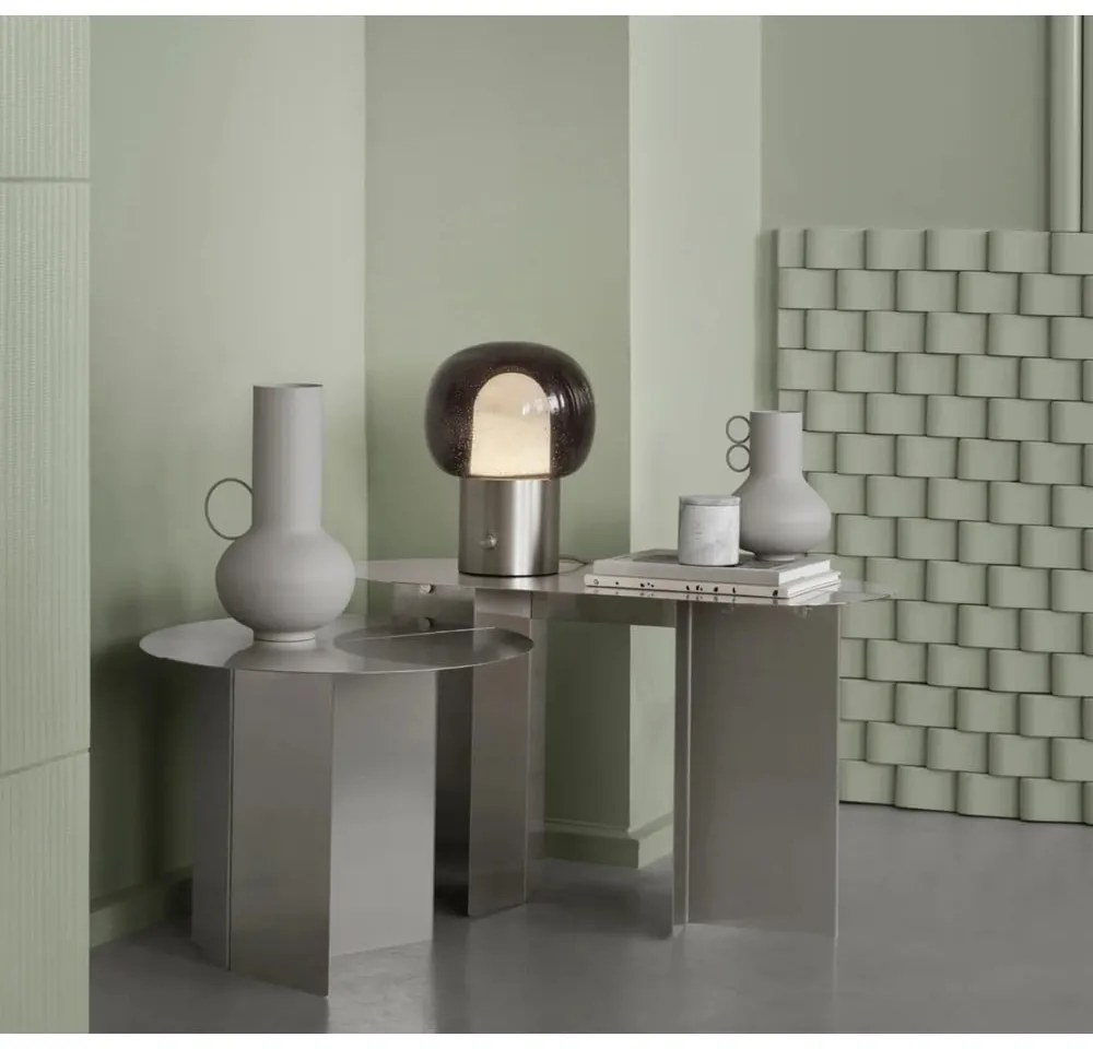 Кръгла странична масичка от неръждаема стомана ø 50 cm Oru – Blomus