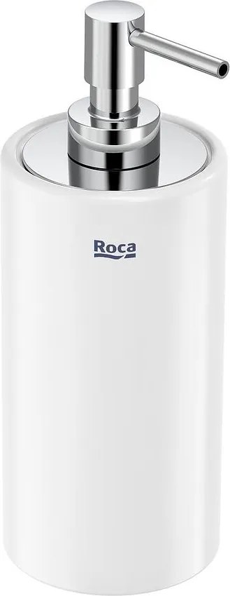 Дозатор за сапун, A3870ZD000, Roca, порцелан, бял, 8.5х7.5х20см