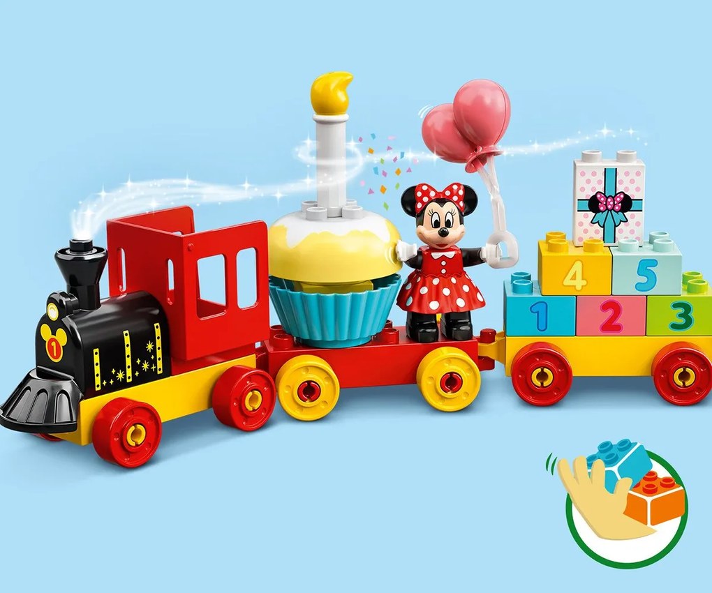 LEGO® DUPLO® Disney™ 10941 - Влак за рождения ден на Mickey и Minnie