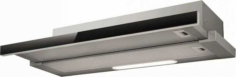 Абсорбатор за вграждане Elica Elite 14 Lux GRVT 60, 121 W, 60 см, Клас D, 304 м3/ч, LED осветление, Сив/Черен