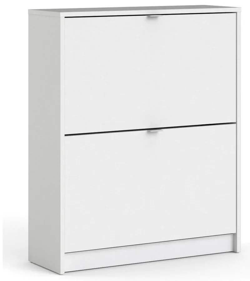 Бяла накланяща се стойка за обувки Shoes – Tvilum