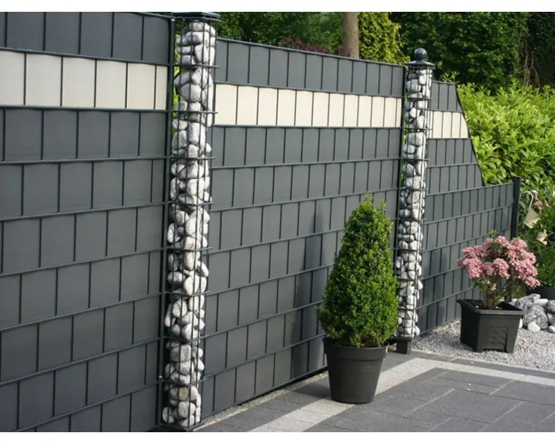 Екранираща лента за ограда с размери 19 cm x 35 m - GRAFIT 1бр.