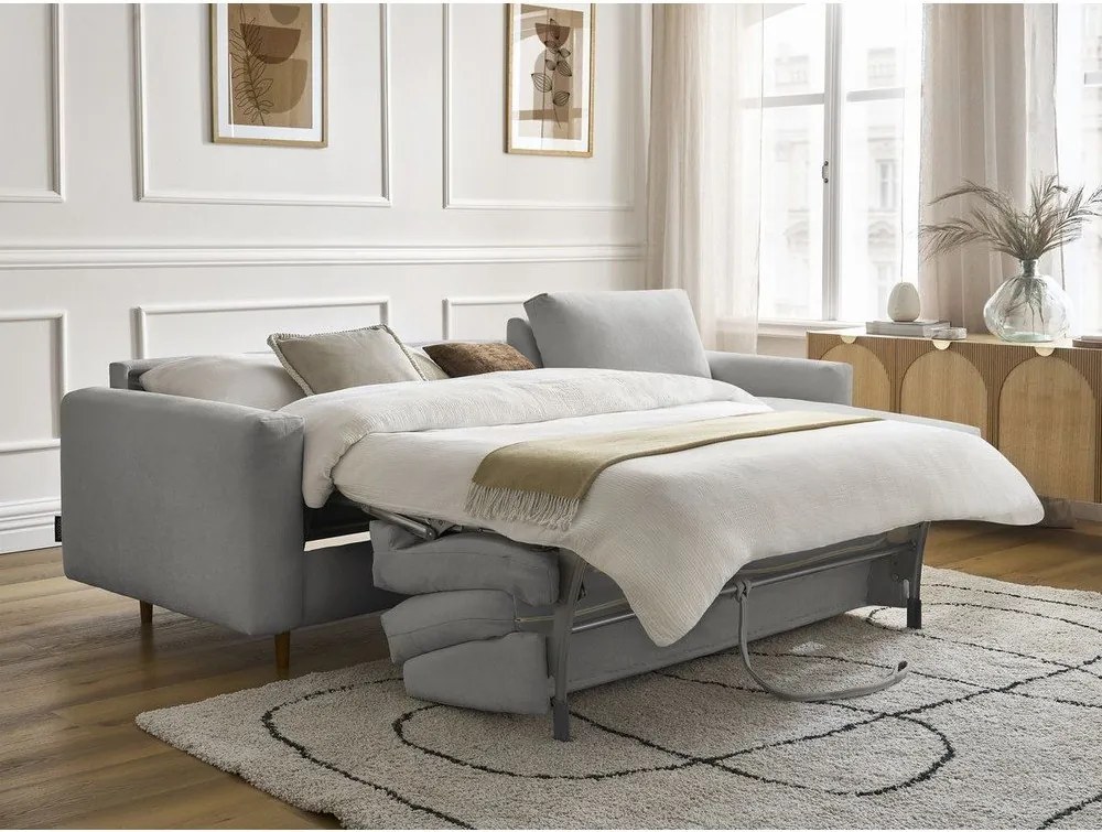 Сив ъглов диван Cocoone – Bobochic Paris