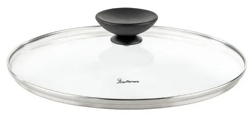 Тенджера Luigi Ferrero Prima FR-2644, 26x12 см, 5.8 л, Незалепващо покритие, Стъклен капак с отвор за пара, Индукция, Тъмносин