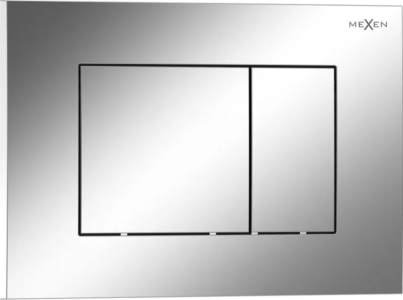 Mexen Tex 02 бутон за казанче, лъскав хром - 6102-03