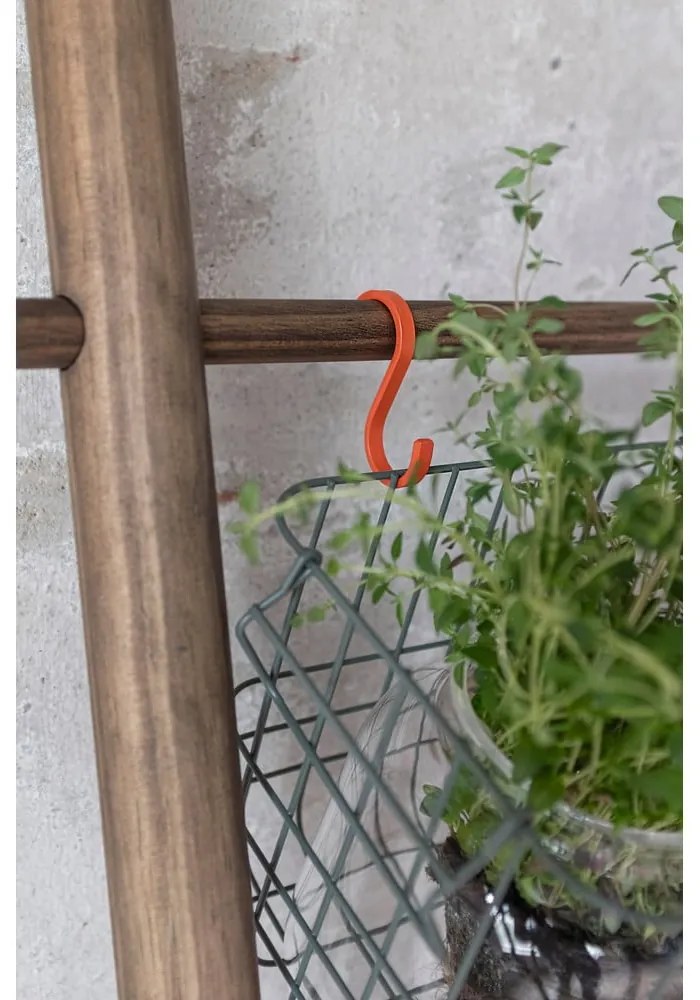 Оранжеви висящи метални куки в комплект от 5 бр. Hang-it – Mette Ditmer Denmark