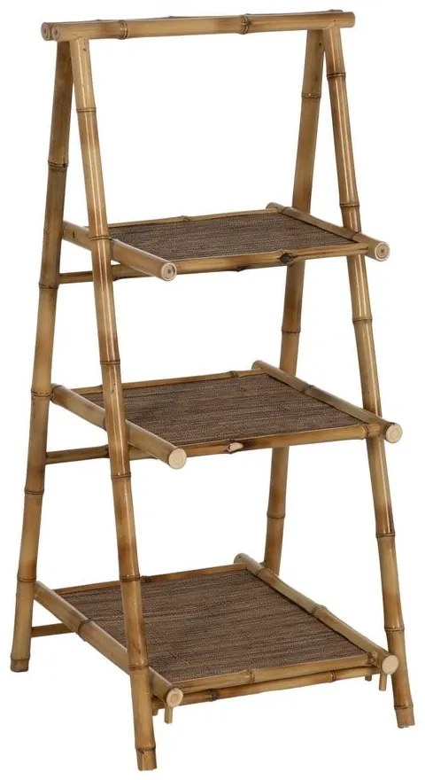 Бамбуков стелаж в естествен цвят 48x100x45 cm Manali – Ixia