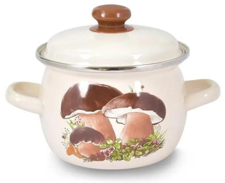 Тенджера с капак TORO 2,5 л с гъбен мотив