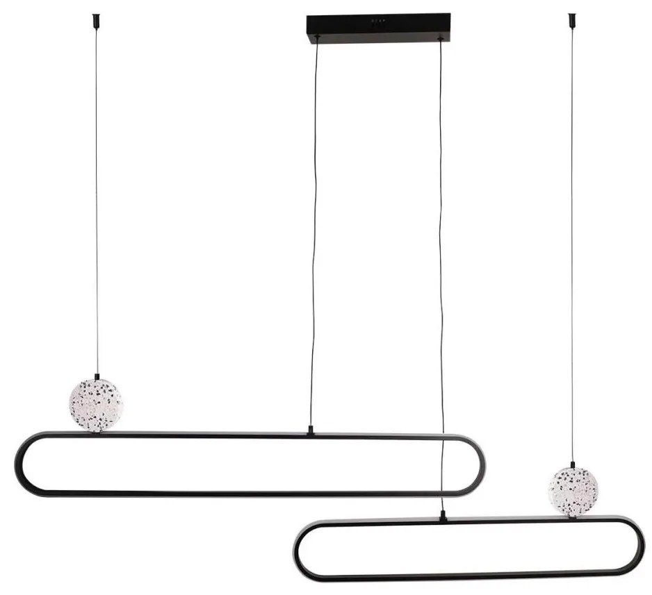 LED полилей на кабел FLORENTYNA LED/48W/230V 4000K черен/бял