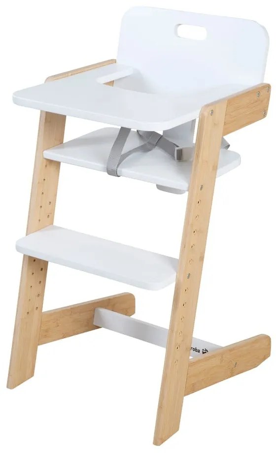 Бял стол за хранене Nature UP – Roba