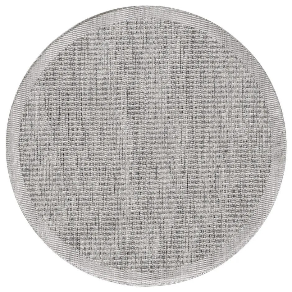 Сив кръгъл външен килим ø 160 cm Giza – Ayyildiz Carpets