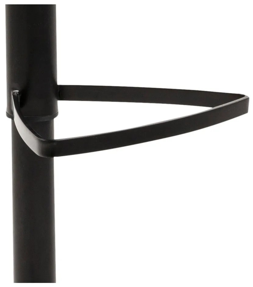 Антрацитен бар стол с регулируема височина (височина на седалката 78,5 cm) Avanja – Actona