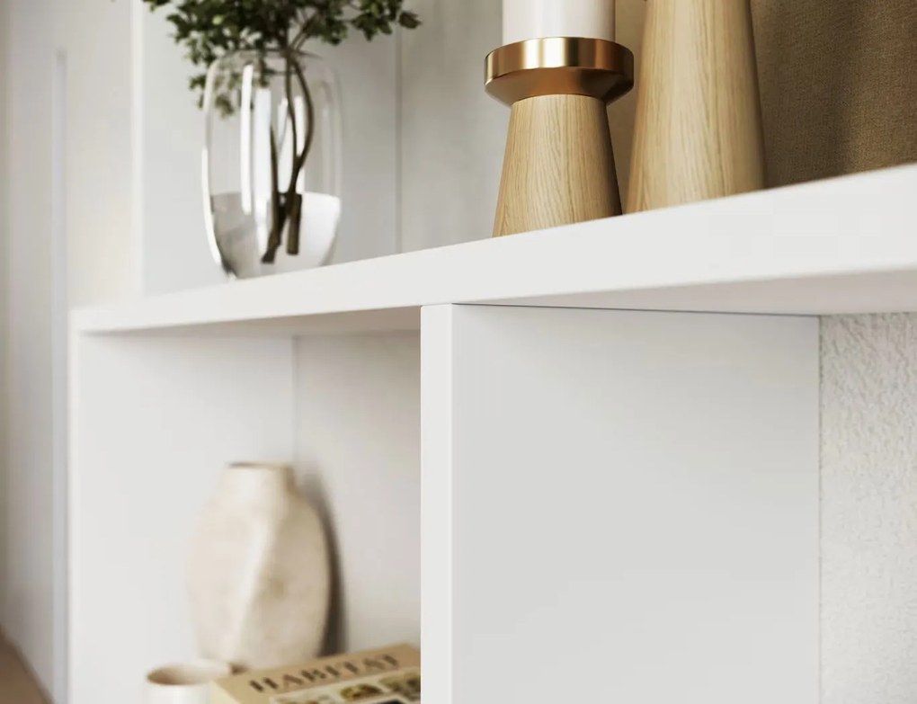 Книжна етажерка Idaho-Бяло