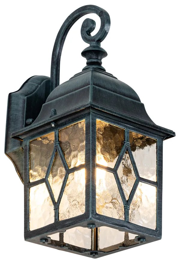 Романтичен външен стенен фенер тъмно зелен - Лондон