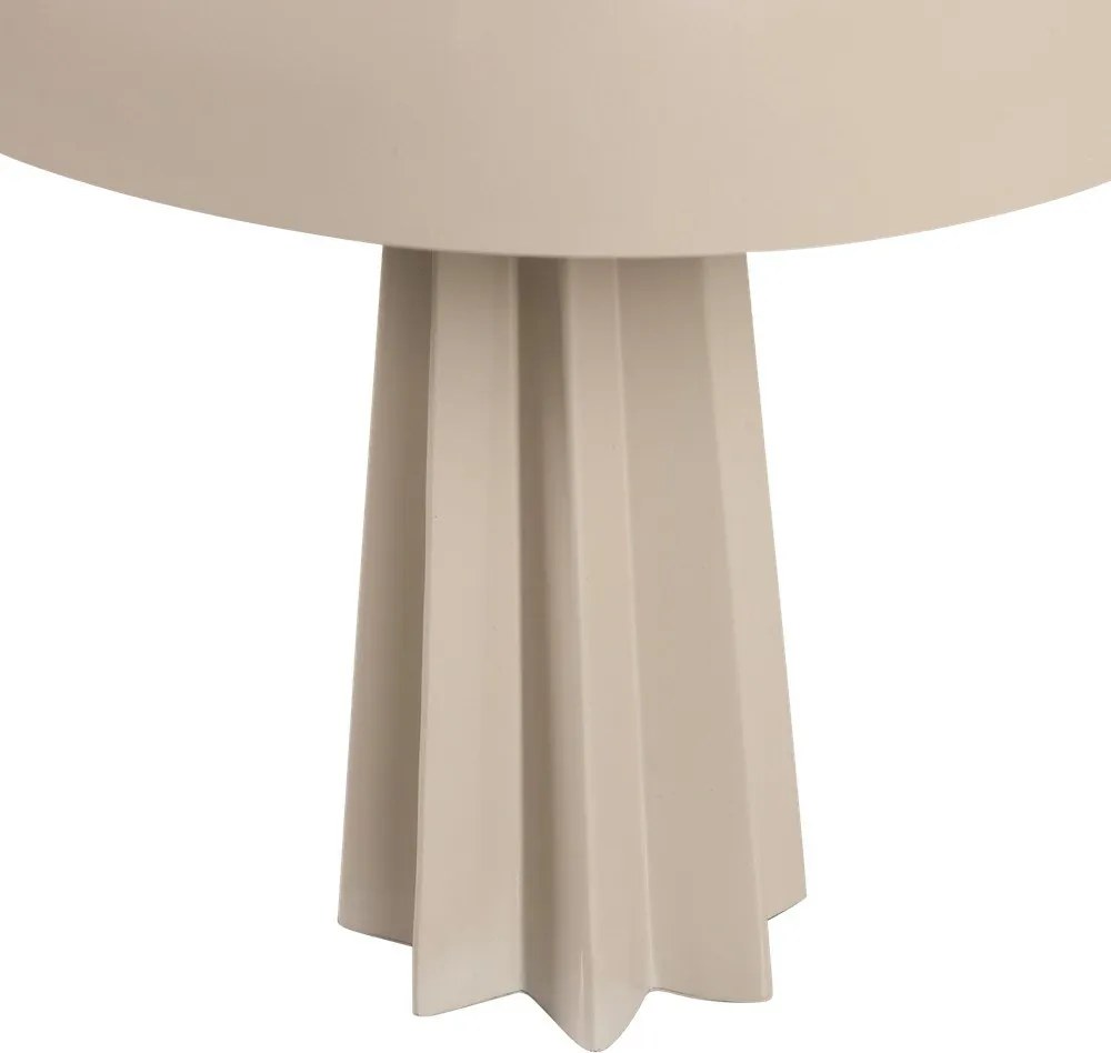 Кремава метална настолна лампа (височина 29 cm) Virel – WOOOD