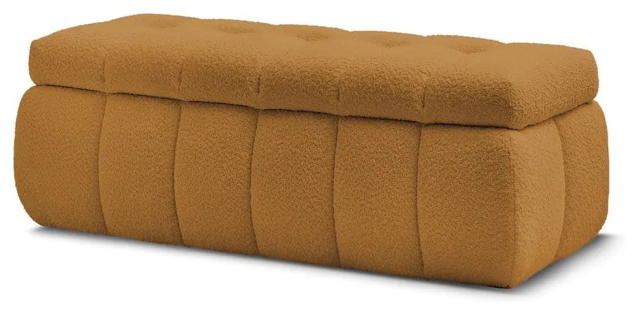 Пейка от букле в цвят горчица Mont Blanc – Bobochic Paris