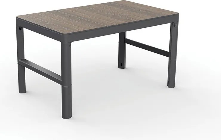 Градинска масичка за кафе от декор от орех 71,5x116 cm Lyon – Keter