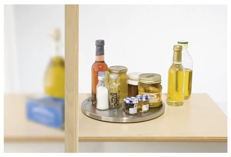 Органайзер от неръждаема стомана, ø 26,5 cm - Wenko Turn Uno