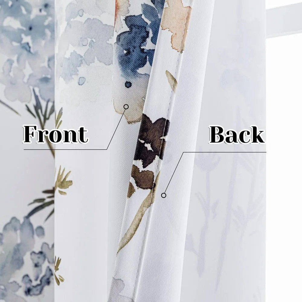 Бяло затъмняващо перде 135x250 cm Solkone – Restilo