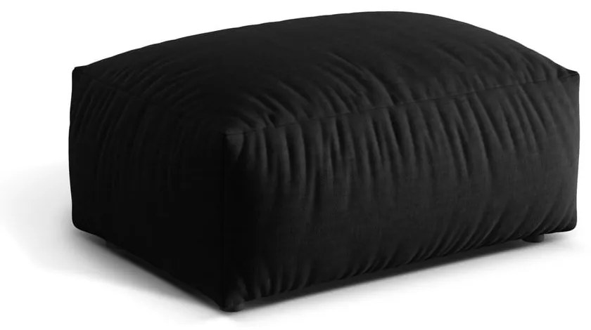 Черна модулна табуретка Martina – Micadoni Home