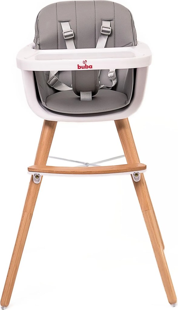 Buba  -  Столче за хранене Buba Carino, Сиво