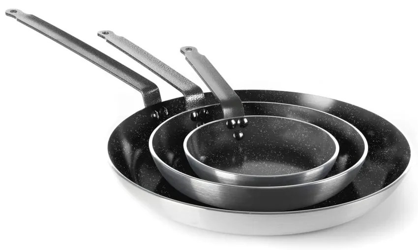 Мраморен алуминиев тиган с незалепващо покритие, ø 24 cm Marble Professional - Hendi