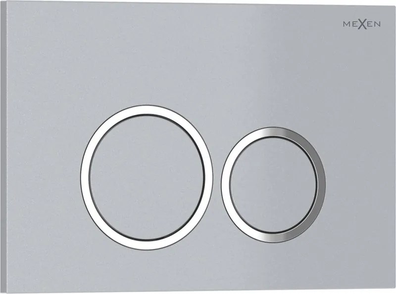 Mexen Tex 01 бутон за промиване, матов хром - 6101-04