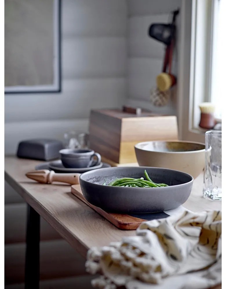 Сива керамична чиния за масло Raben - Bloomingville