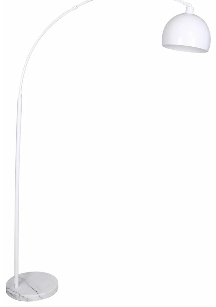 Лампион DKD Home Decor 36 x 110 x 195 cm Метал Бял Мрамор 220 V 50 W 60 W