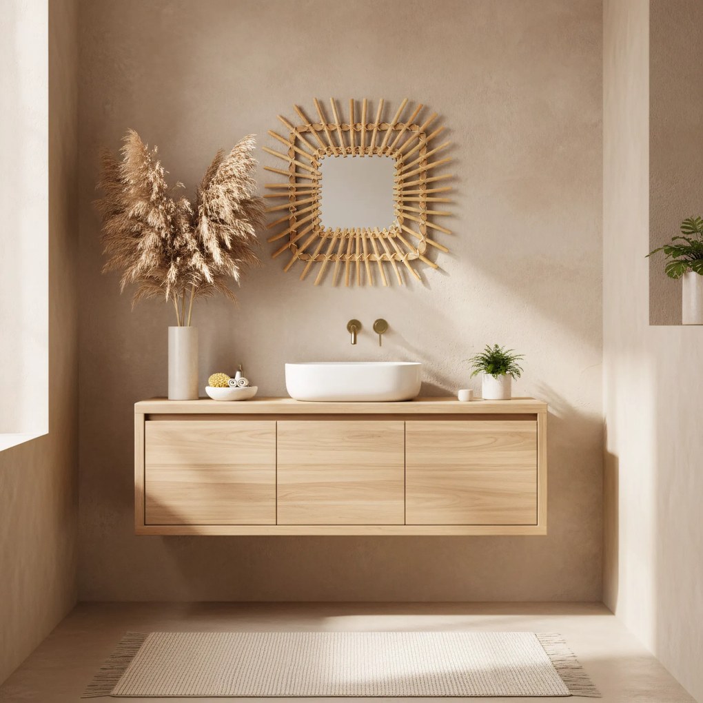 Бохо стенно огледало 45CM QDJ071