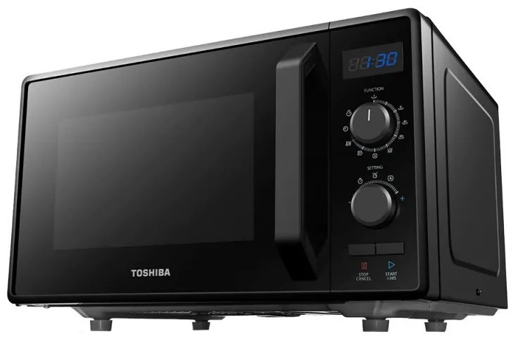 Микровълнова фурна Toshiba MW2-AG23PBK, 23 л, 900W, Grill 1000W, Дигитален дисплей, Таймер, Черен