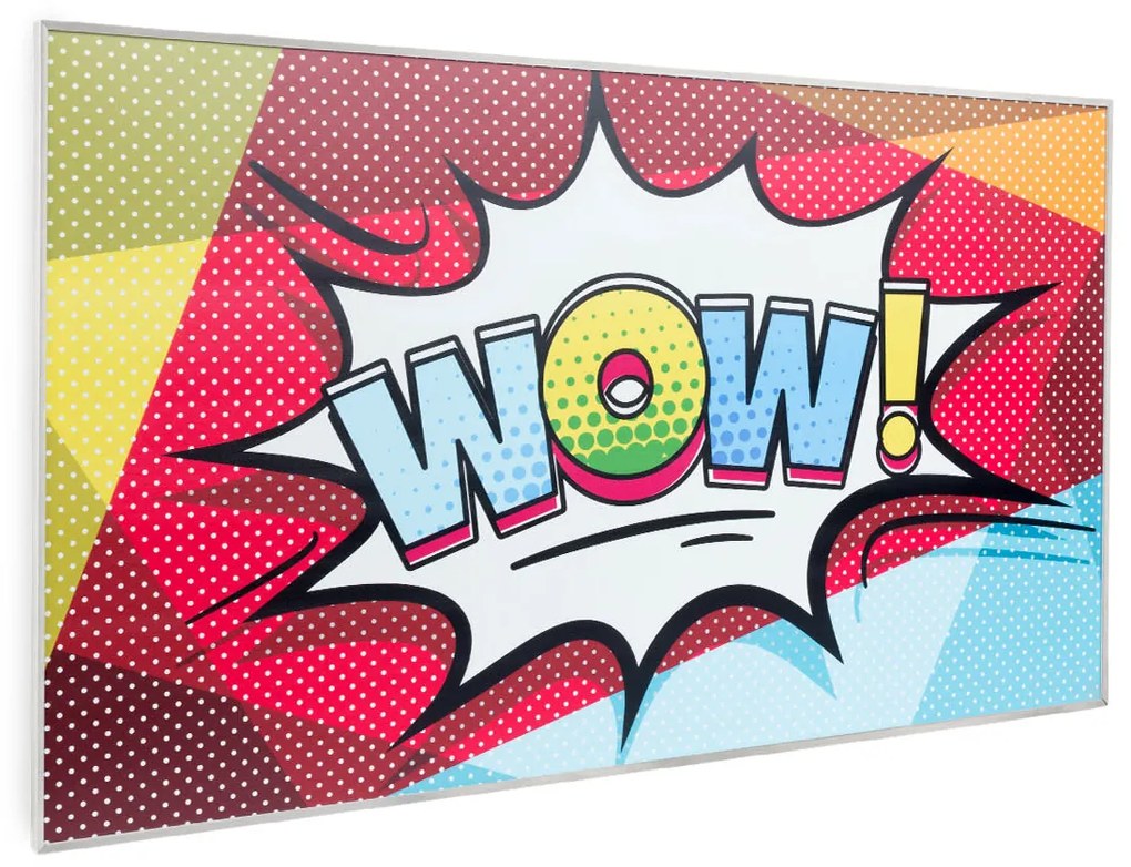 Klarstein Wonderwall Air Art 60, инфрачервен нагревател, 101 x 60 см, 600 W, за стена, дистанционно управление