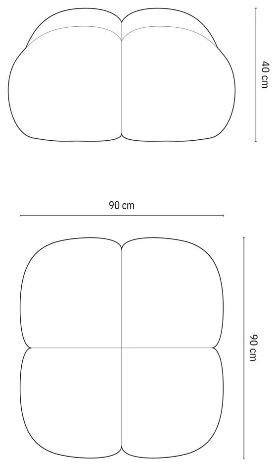 Сива табуретка Loretto – Cosmopolitan Design