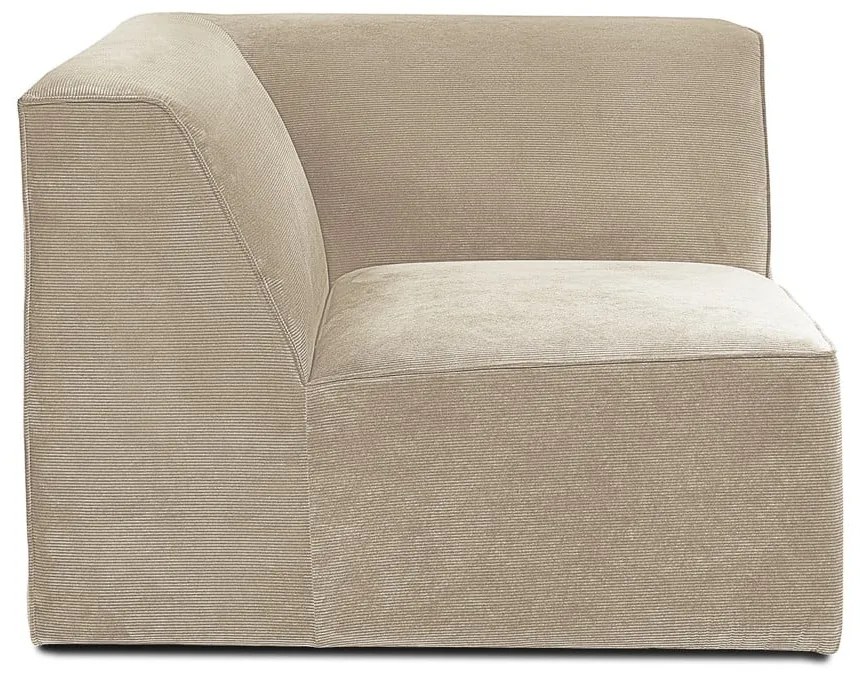 Бежов велурен диван модул Sting - Scandic