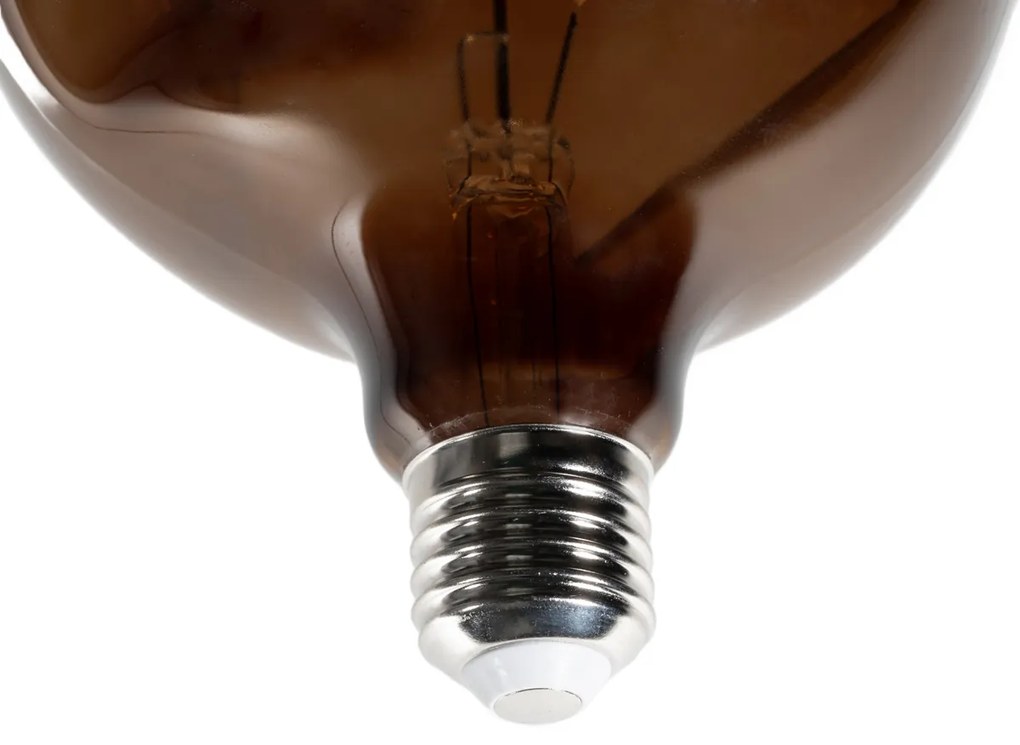 Комплект от 5 димируеми LED крушки E27 T125 кафяви 4W 120 lm 1800K