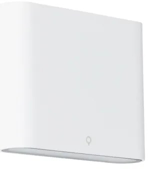 Модерна външна стенна лампа бяла 11,5 см с LED - Batt