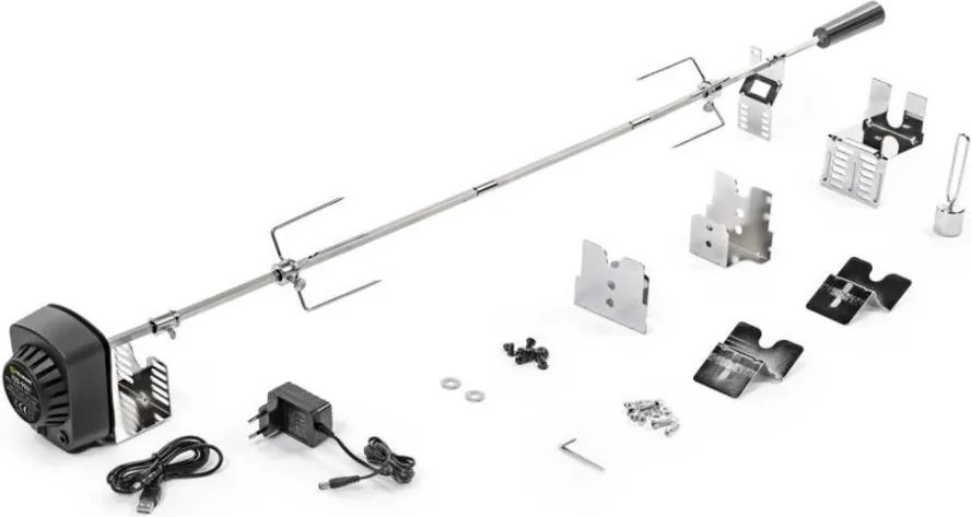Fieldmann - Шиш за скара с мотор 230V, от неръждаема стомана