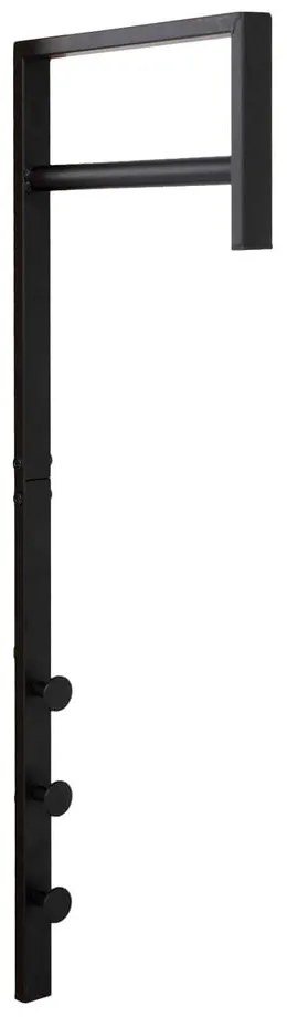 Черна метална стенна закачалка Trento – House Nordic