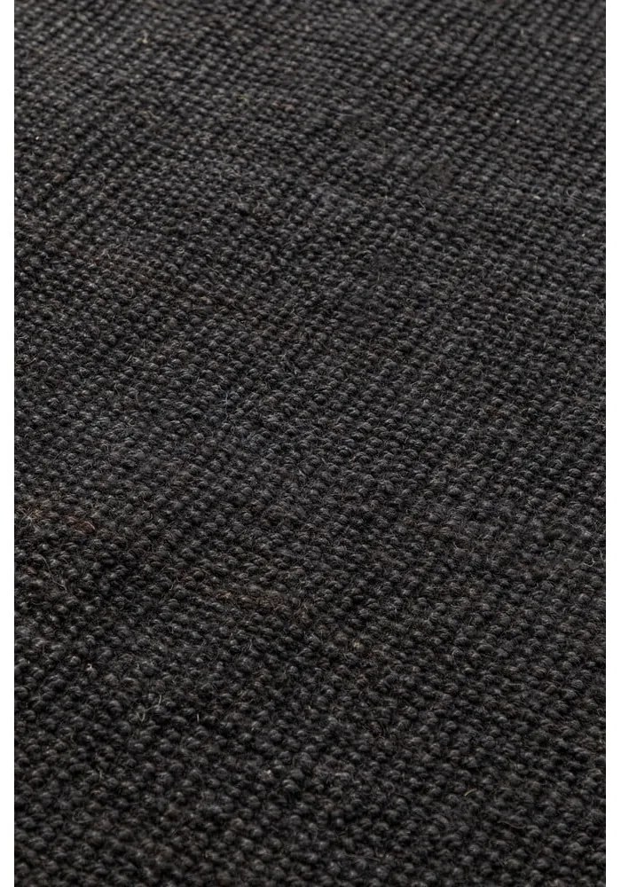 Черна пътека от юта 80x200 cm Bouclé - Hanse Home