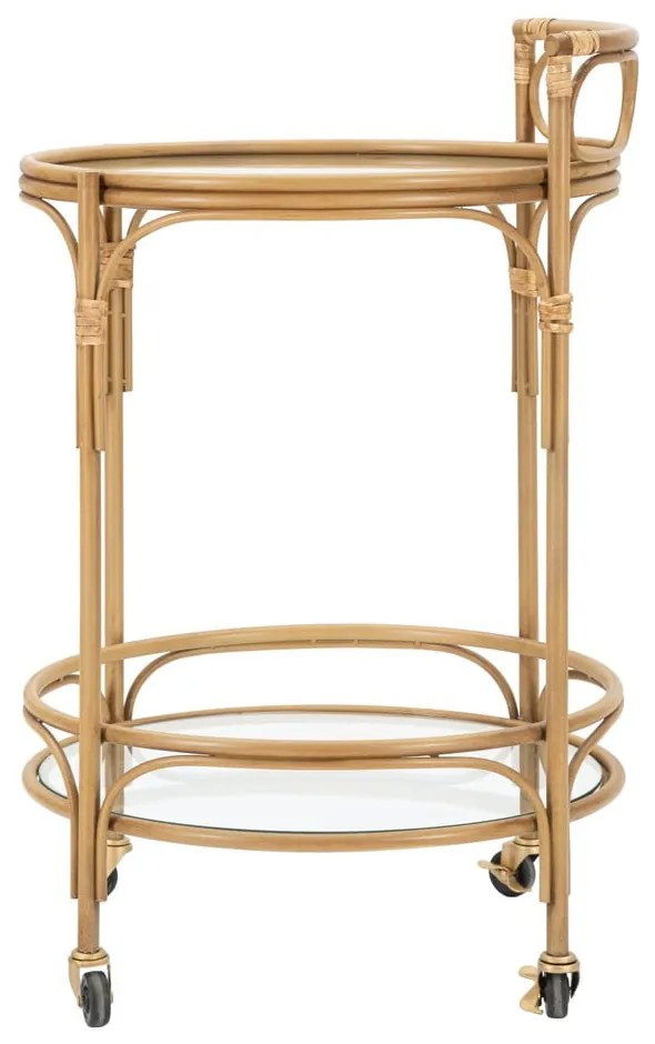 Метална маса за сервиране на колелца ø 51 cm Panama - Mauro Ferretti