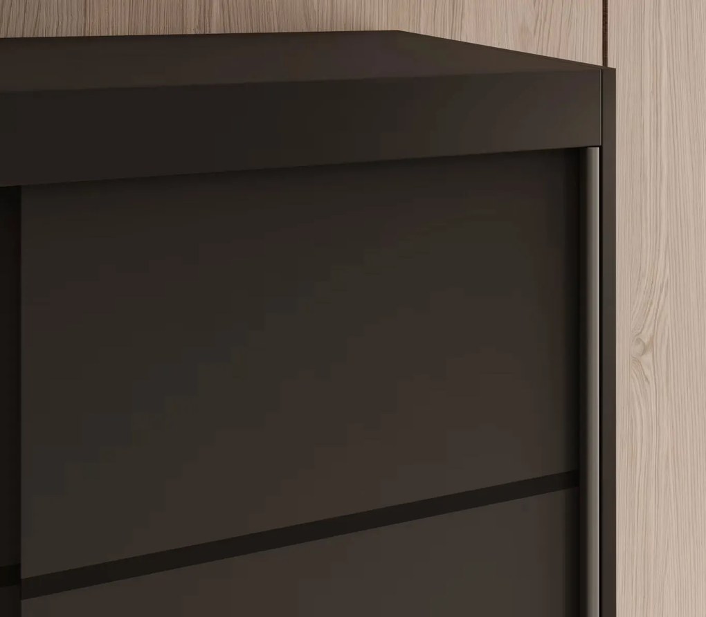 Гардероб Flux 100 плъзгащ се-Мауро