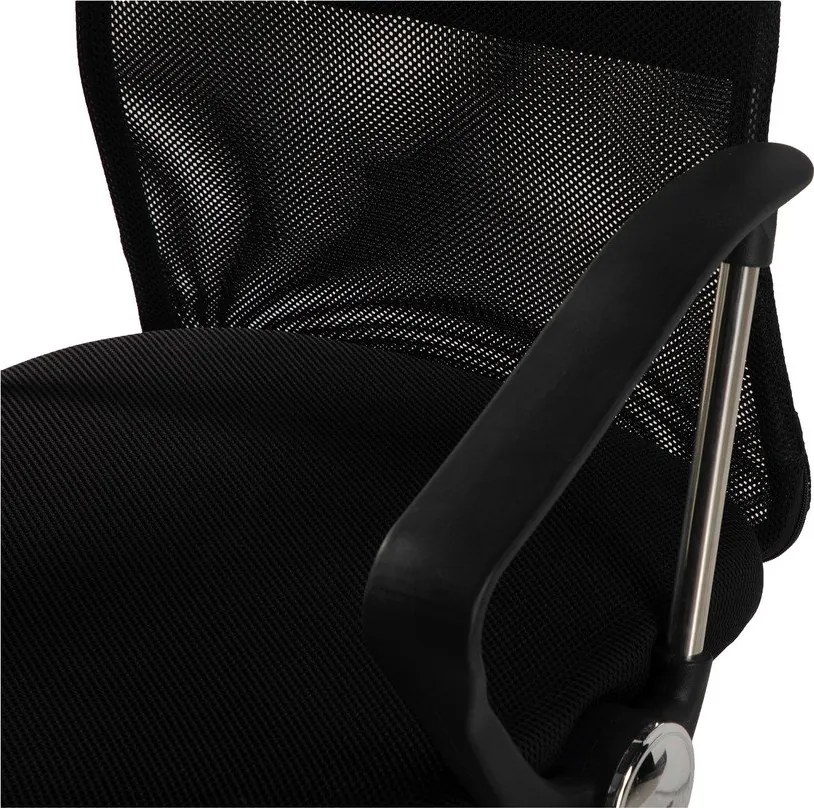 Черен тапициран офис стол Arco – Bonami Essentials