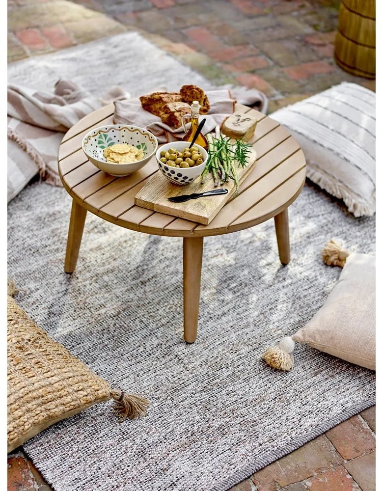 Кръгла масичка за кафе от масивна акация в естествен цвят ø 64 cm Sorrento – Bloomingville